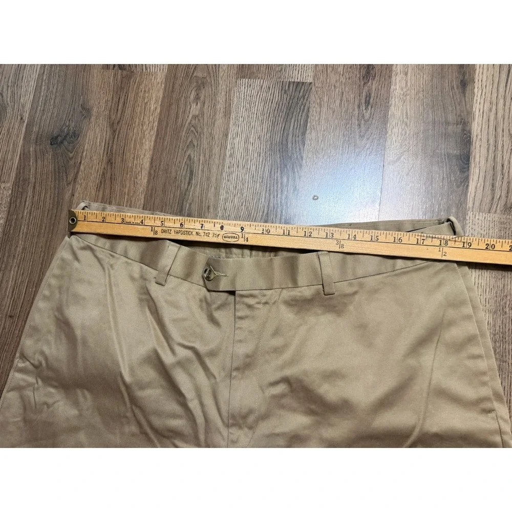 Banana Republic Pants Mens Size 40x30 Khaki Cotton Chino Straight Leg Flat Front